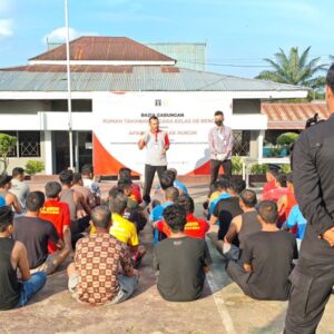 Tahanan Negara Kelas IIB Rengat Mengelar Razia Gabungan