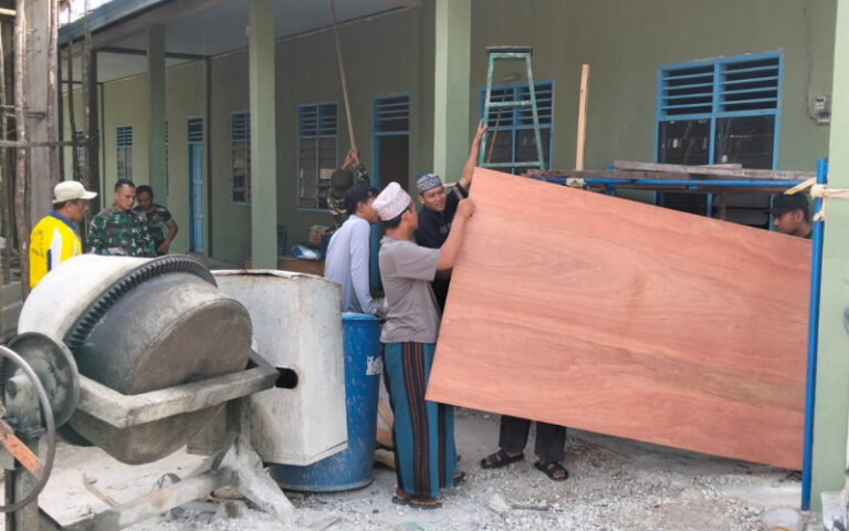 Kegiatan TMMD ke-124 terus hadir dalam meninggkatkan kualitas hidup masyarakat