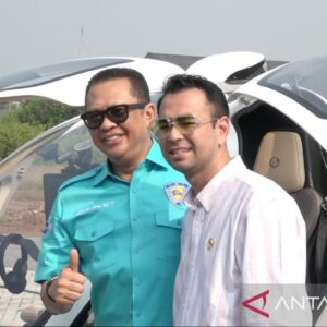 Raffi Ahmad harap taksi terbang EHang 216-s jadi pariwisata nasional
