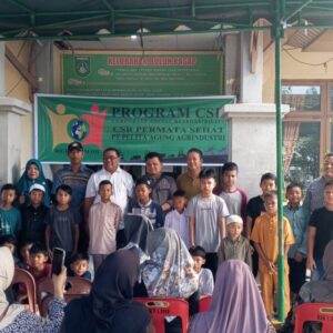 Wujud Kepedulian Perusahaan PT. PAA ( Pelita Agung Agrindustri) Melaksanakan Kegiatan Sunat Massal.