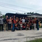 Ketua PAC Pemuda Pancasila Edi Taufik Mengerakkan Seluruh Pengurus PAC Untuk Bergotong Royong  di Kantor PAC 