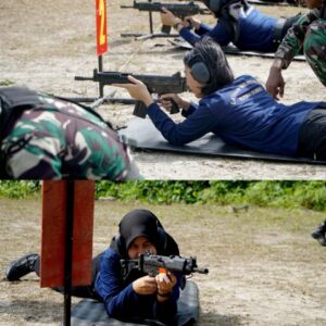 Asah Ketangguhan dan Kemampuan, Petugas Rutan Dumai Pelatihan Menembak