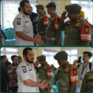 Nopri Anggota Satpol PP ( Polisi Pamong Praja ) Beri Ucapan Selamat dan Sukses Kepada Yuda Pratama Putra Resmi Dilantik Sebagai Kadis DLH Dumai