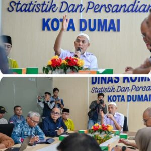 Wali Kota Dumai H. Paisal Memimpin Rapat Koordinasi Pengendalian Banjir Kota Dumai