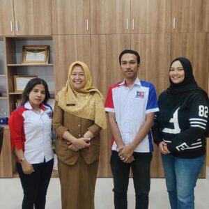 Bendahara PWMOI Kota Dumai Riska Inda Trinta Ginting Ucapkan Terima Kasih Sambutan Dari Kadis Dinas Sosial